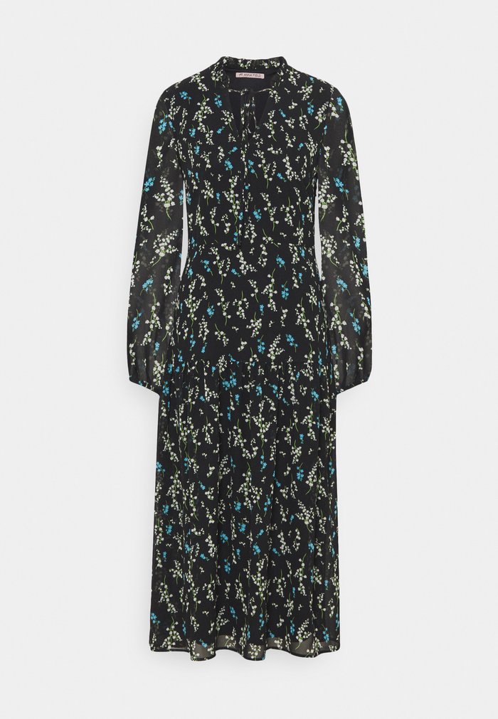 Peignoir Anna Field VOLANT MAXI PRINTED Day Noir Femme | WJC-3861816